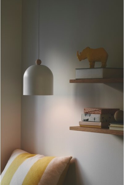 Nordlux - Luster na lanku GASTON 1xE27/40W/230V biela