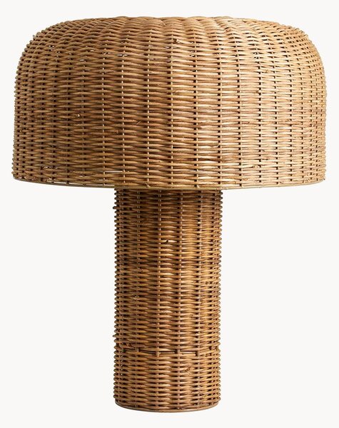 Trstinová stolová lampa Atum