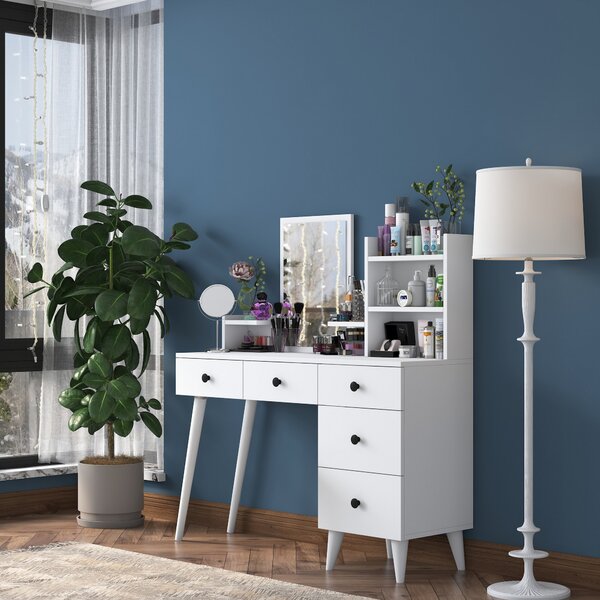 Kalune Design Toaletný stolík Margot 01 biely
