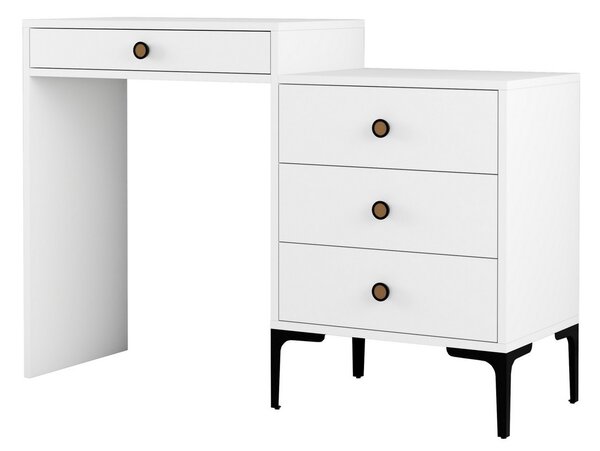 Kalune Design Toaletný stolík Lisbo biely