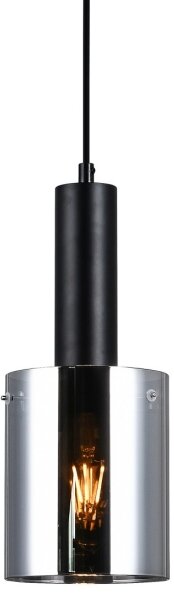ITALUX PND-5581-1-BK+SG - Luster na lanku SARDO 1xE27/40W/230V čierna