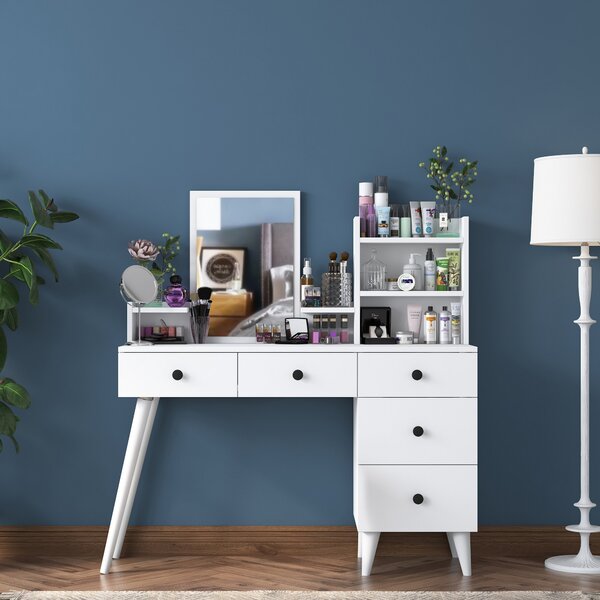 Kalune Design Toaletný stolík Margot 01 biely