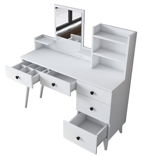 Kalune Design Toaletný stolík Margot 01 biely