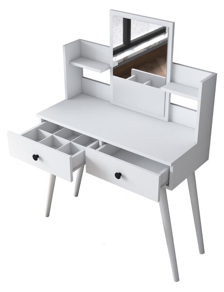 Kalune Design Toaletný stolík Margot 02 biely