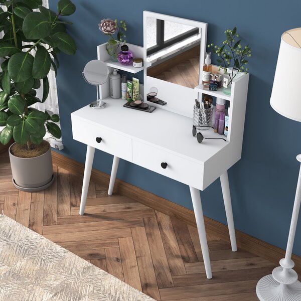 Kalune Design Toaletný stolík Margot 02 biely