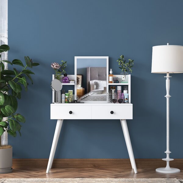Kalune Design Toaletný stolík Margot 02 biely