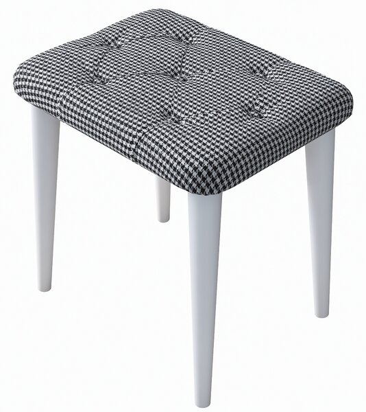 Kalune Design Toaletný stolík Margot 01 so stoličkou biely