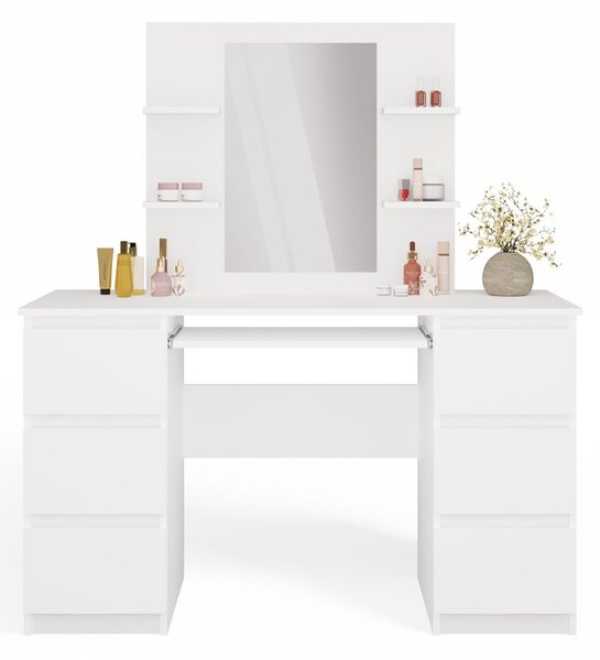 TP Living Toaletný stolík Marina Kuba 130 cm biely