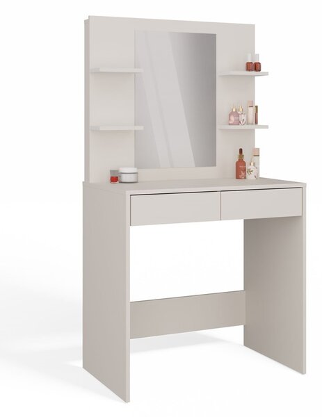 TP Living Toaletný stolík Marina 81 cm so zrkadlom kašmírový