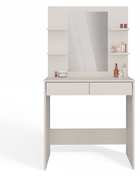 TP Living Toaletný stolík Marina 81 cm so zrkadlom kašmírový