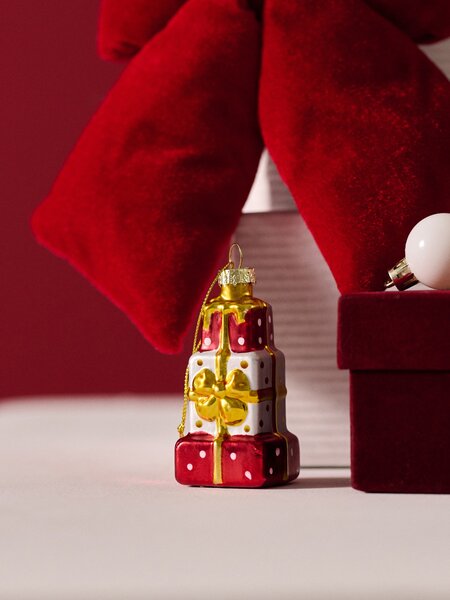 Sinsay - Sklené vianočné gule 2 pack - viacfarebná