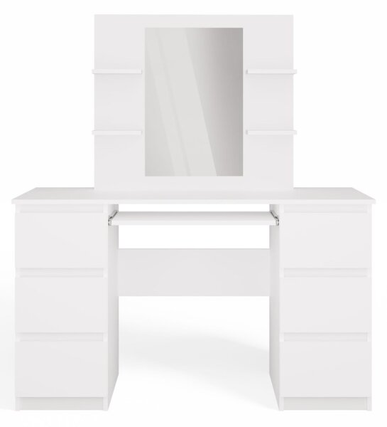 TP Living Toaletný stolík Marina Kuba 130 cm biely