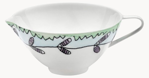 Džbán z jemného kostného porcelánu Midnight Flowers