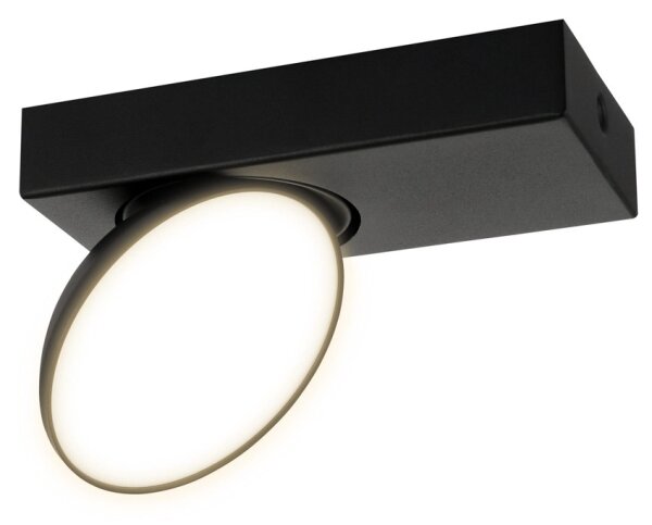 ITALUX SPL-31976-1B-BK - LED Bodové svietidlo CASTELIO LED/5W/230V 4000K čierna