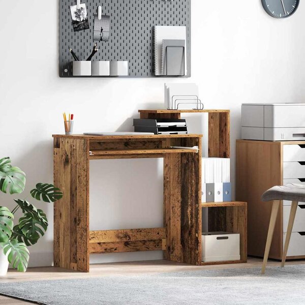 Maison Exclusive – Písací stôl z recyklovaného dreva a drevených častíc, rozmer 106 x 41 x 88,5 cm