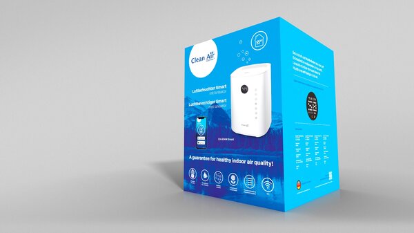 Zvlhčovač Clean Air Optima CA-604 Smart, vrchné plnenie Farba: Biela
