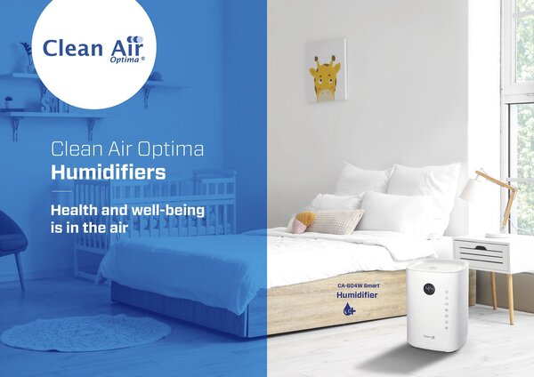 Zvlhčovač Clean Air Optima CA-604 Smart, vrchné plnenie Farba: Biela