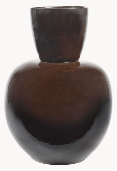 Glazovaná terakotová podlahová váza Pure, V 45 cm