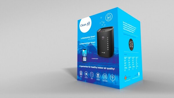Zvlhčovač Clean Air Optima CA-604 Smart, vrchné plnenie Farba: Biela