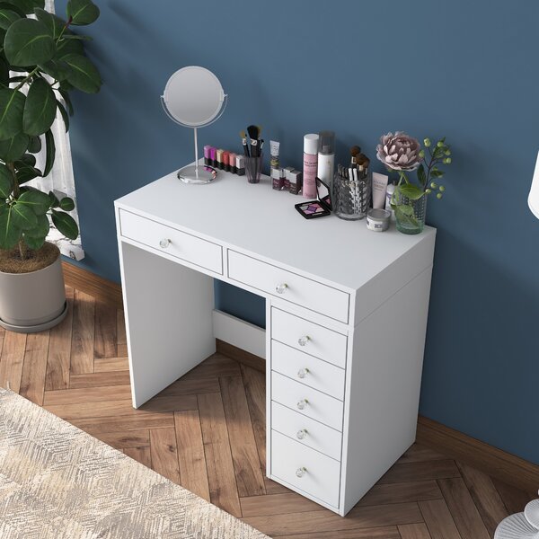 Kalune Design Toaletný stolík Melissa 02 biely
