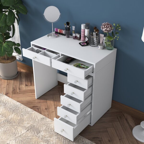 Kalune Design Toaletný stolík Melissa 02 biely