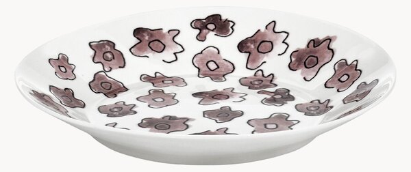 Hlboké taniere z jemného kostného porcelánu Midnight Flowers, 2 ks