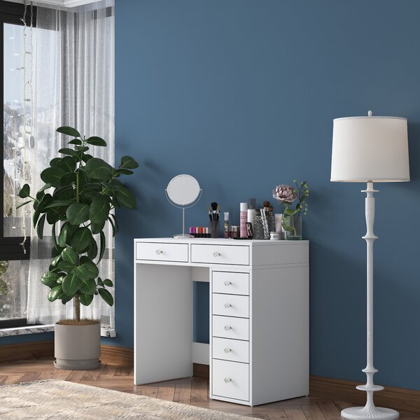 Kalune Design Toaletný stolík Melissa 02 biely
