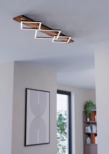 STROPNÉ LED SVIETIDLO, 101/40,5/9,5 cm Eglo - Online Only bytové doplnky, Online Only