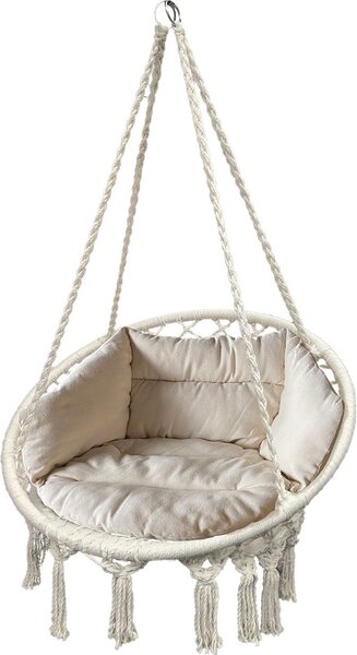 Linder Exclusiv Závesné kreslo MC4397 Béžové