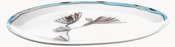 Servírovací tanier z jemného kostného porcelánu Midnight Flowers