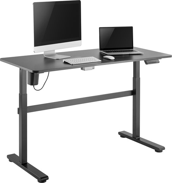 Stôl na sedenie Elektricky výškovo nastaviteľný stôl 140x60cm max. 118cm Ergonomický stôl Nosnosť do 50kg