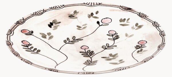 Servírovací tanier z jemného kostného porcelánu Midnight Flowers