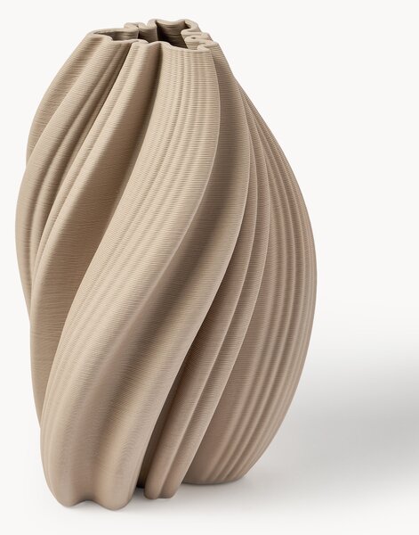 3D tlačená porcelánová váza Melody, V 29 cm