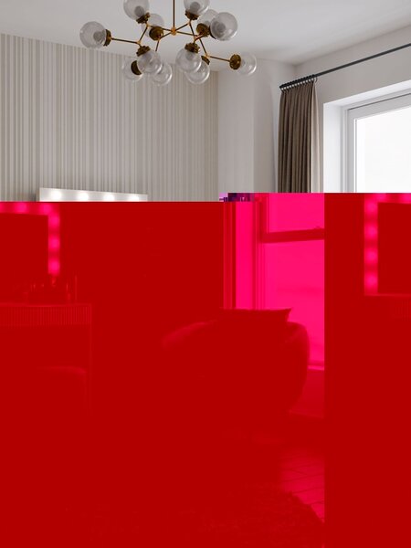 TP Living Toaletný stolík s LED osvetlením MARINA Slim kašmír