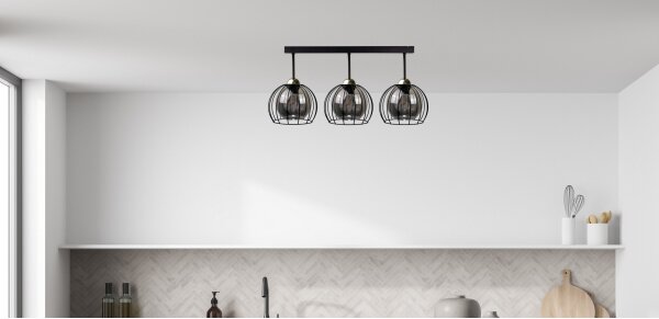 Nástenné svietidlo SOLO BLACK 2xE27/60W/230V čierna/zlatá