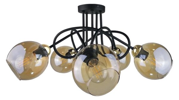 Prisadený luster VENUS GOLD 5xE27/60W/230V