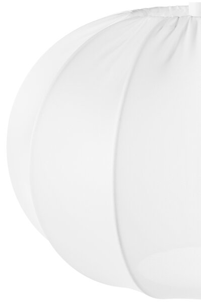 Závesná lampa biela nylon látkové tienidlo osvetlenie moderný štýl obývacia izba