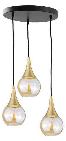 Luster na lanku LACRIMA HONEY 3xE27/60W/230V pr. 30 cm