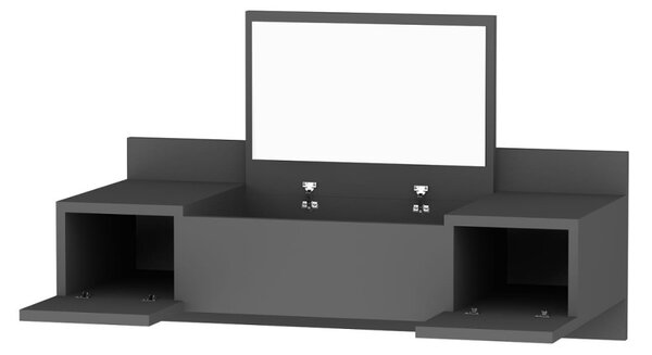 Kalune Design Toaletný stolík ZAKKUM 100 cm antracitový