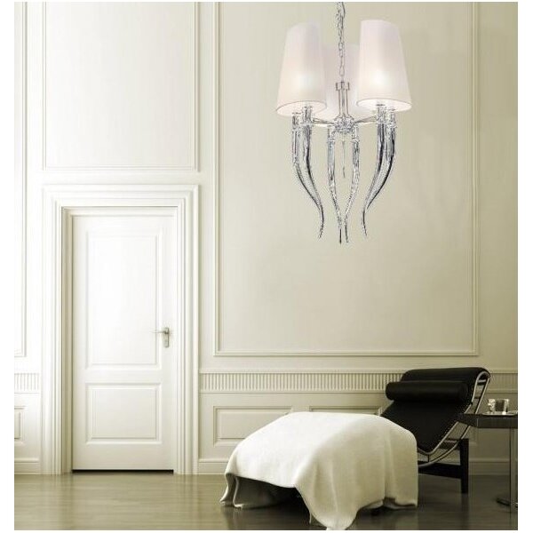 Azzardo AZ0028 - Luster na reťazi DIABLO 6xE14/11W/230V biela