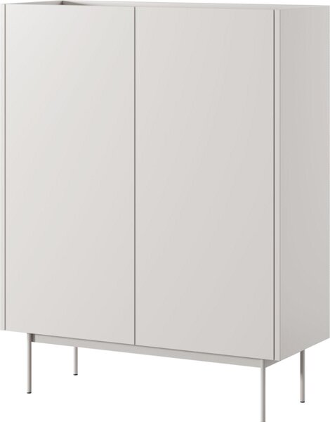 Komoda Kelowna KD97 - kašmír, dub - šírka 97 cm, výška 122 cm, hĺbka 37 cm