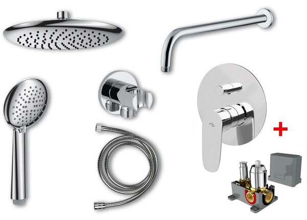 Sprchový set: podomietková batéria DAKOTA + sprchové príslušenstvo