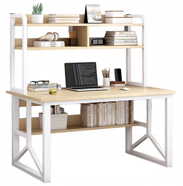Počítačový Stôl Dubový Herný Stôl Na Notebook Moderný 120Cm