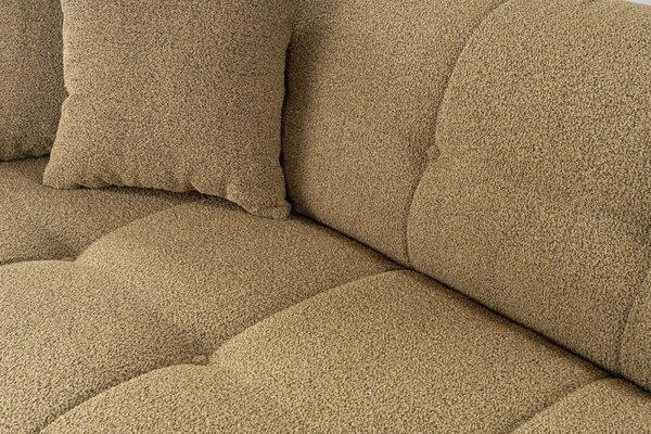 Hanah Home Trojmiestna pohovka Cady 235 cm khaki