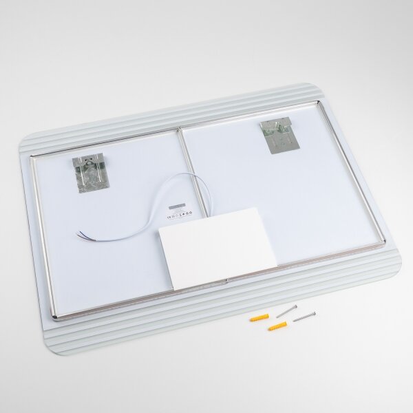Brilagi - LED Kúpeľňové zrkadlo MELZO LED/28W/230V 60x80 cm IP44 CRI 90 stm. + CCT