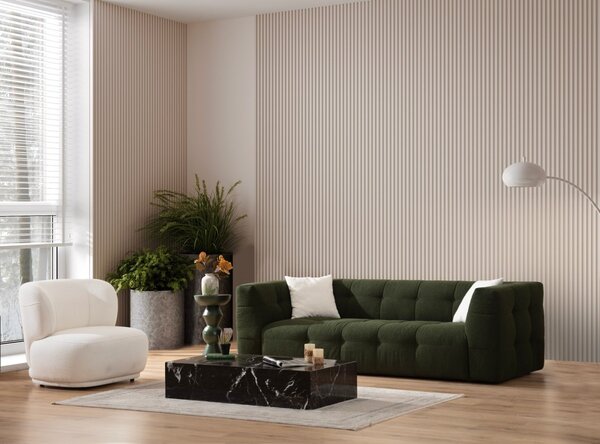 Hanah Home Trojmiestna pohovka Cady 235 cm zelená