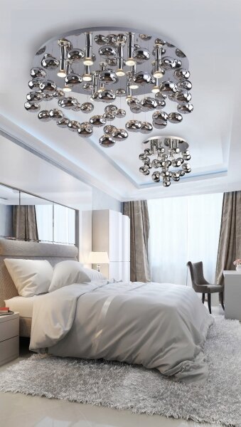 Azzardo AZ2541 - Stropné svietidlo LUVIA 6xGU10/40W/230V
