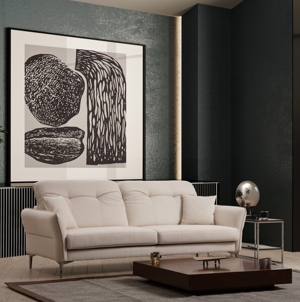Hanah Home Trojmiestna pohovka Costor 230 cm krémová