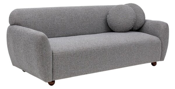 Hanah Home Trojmiestna pohovka Eddy 223 cm svetlosivá