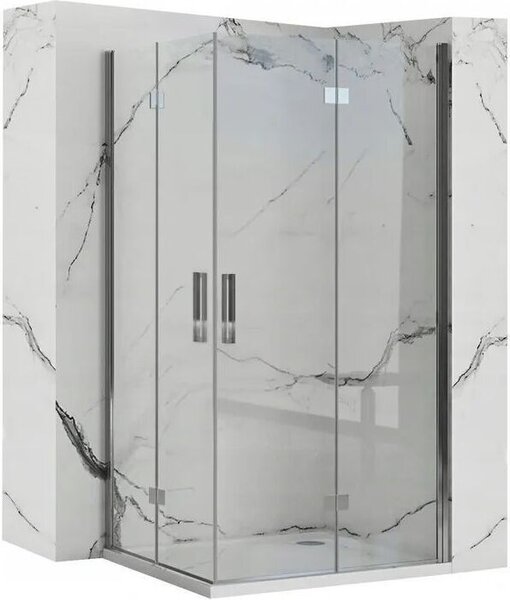 Sprchovací Kút Rea Molier Double 100X100 Chrome